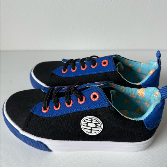 Dragon Ball Z Ground Up Black and Blue Sneakers with Orange Details. - Picture 7 of 8